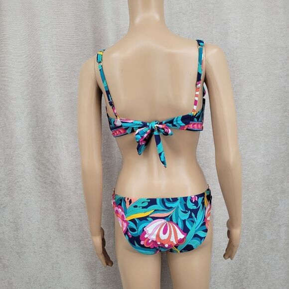Trina TurkWomen's India Garden Printed Hardware Bikini Top and Bottonms - Picture 6 of 13